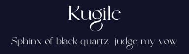 Kugile by Pentagonistudio — Serif Font — thumbnail 2
