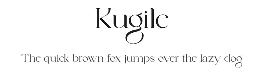 Kugile by Pentagonistudio — Serif Font