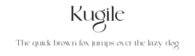 Kugile by Pentagonistudio — Serif Font — thumbnail 1
