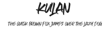 Kulan by Vz Type — Script Handwritten Font — thumbnail 1