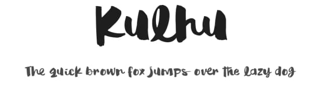 Kulhu by Jroh Creative — Script Handwritten Font