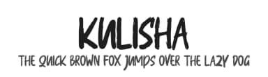 Kulisha by Skiiller Studio — Script Handwritten Font — thumbnail 1