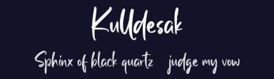 Kulldesak by Creatype Studio — Script Handwritten Font — thumbnail 2
