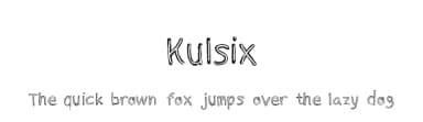 Kulsix by Hafatype — Script Handwritten Font — thumbnail 1