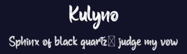 Kulyno by productype.com — Script Handwritten Font — thumbnail 2