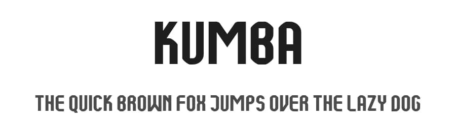 Kumba by AukimVisuel — Sans Serif Font