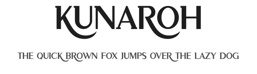 Kunaroh by Albert Kalingga — Sans Serif Font