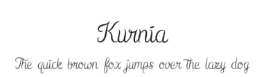 Kurnia by Adien Gunarta — Script Handwritten Font — thumbnail 1