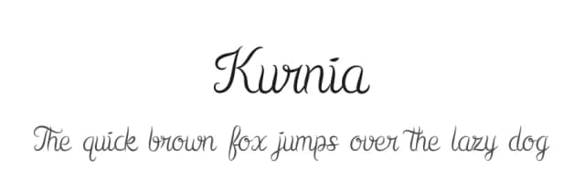 Kurnia by Adien Gunarta — Script Handwritten Font