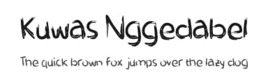 Kuwas Nggedabel by Letterlycious — Script Handwritten Font — thumbnail 1