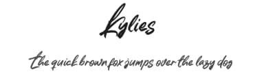 Kylies by Colllab Studio — Script Handwritten Font — thumbnail 1