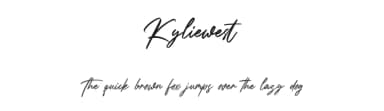 Kyliewest by Maulana Creative — Script Handwritten Font — thumbnail 1