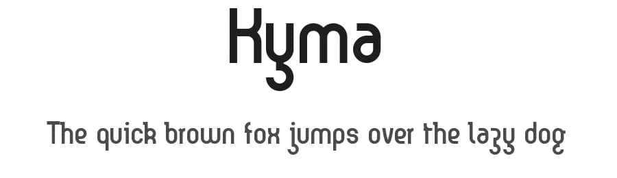 Kyma by Benoît Sjöholm — Sans Serif Font