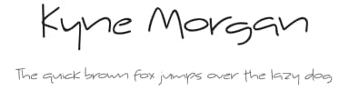 Kyne Morgan by Brittney Murphy Design — Script Handwritten Font — thumbnail 1