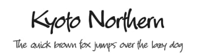 Kyoto Northern by 38.lineart — Script Handwritten Font — thumbnail 1