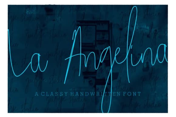 La Angelina Font by GUILTYPE — Script Handwritten Font