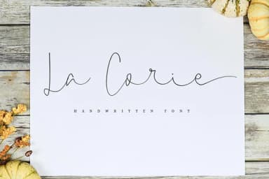 La Corie Font by Justlett — Script Handwritten Font — thumbnail 1