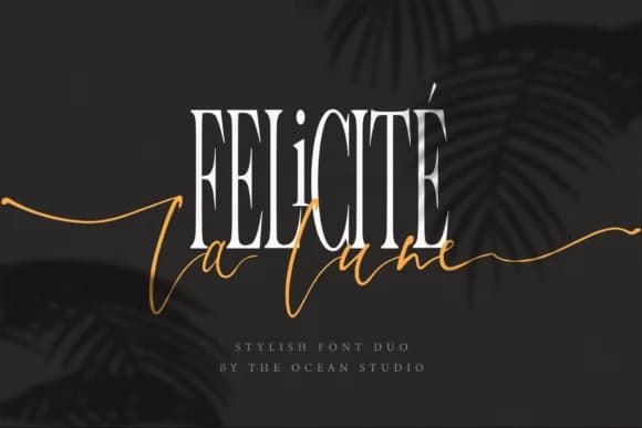 La Lune Duo Font by The Ocean Studio — Script Handwritten Font