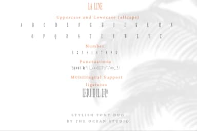 La Lune Duo Font by The Ocean Studio — Script Handwritten Font — thumbnail 6