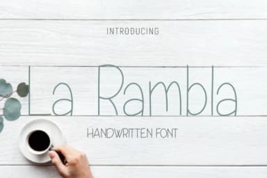 La Rambla Font by The Branding Place — Script Handwritten Font — thumbnail 1