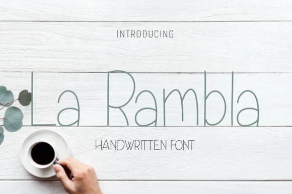 La Rambla Font by The Branding Place — Script Handwritten Font
