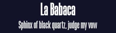 La Babaca by deFharo — Sans Serif Font — thumbnail 2
