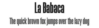 La Babaca by deFharo — Sans Serif Font — thumbnail 1