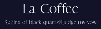 La Coffee by creativetacos — Sans Serif Font — thumbnail 2