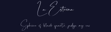 La Estroma by Dav studio — Script Handwritten Font — thumbnail 2