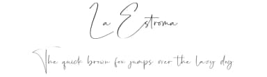 La Estroma by Dav studio — Script Handwritten Font — thumbnail 1