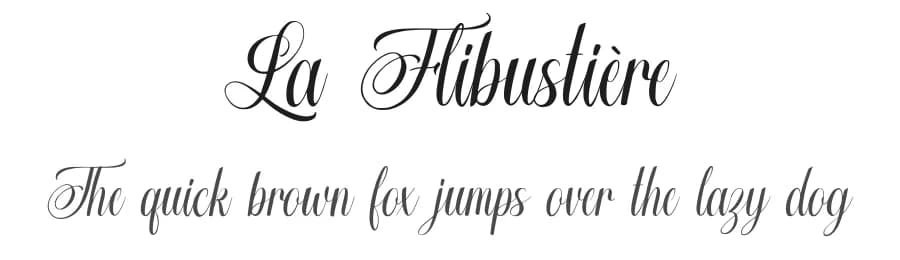 La Flibustière by Octotype  | Thomas Boucherie — Script Handwritten Font