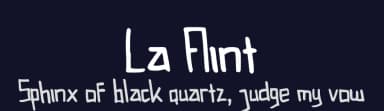 La Flint by Ntorial Studio — Script Handwritten Font — thumbnail 2