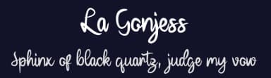 La Gonjess by Farz Studio — Script Handwritten Font — thumbnail 2
