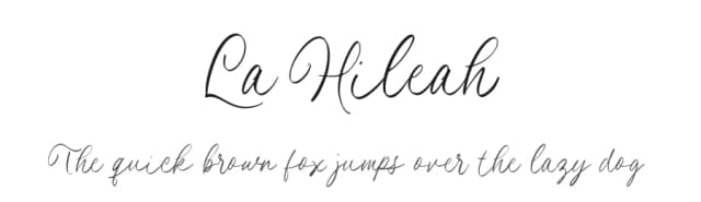 La Hileah by Colllab Studio — Script Handwritten Font