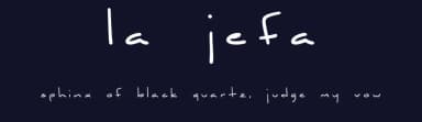 La Jefa by Lauren Ashpole — Script Handwritten Font — thumbnail 2