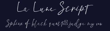 La Lune Script by The Ocean Studio - Laire Banyu Sandi Pawenang — Script Handwritten Font — thumbnail 2