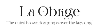 La Obrige by Hishand Studio — Sans Serif Font — thumbnail 1