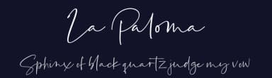 La Paloma by Fikryal studio — Script Handwritten Font — thumbnail 2
