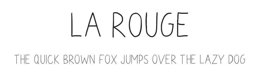 La Rouge by Graphicfresh — Script Handwritten Font