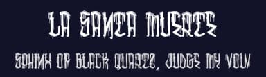 La Santa Muerte by Woodcutter — Script Handwritten Font — thumbnail 2