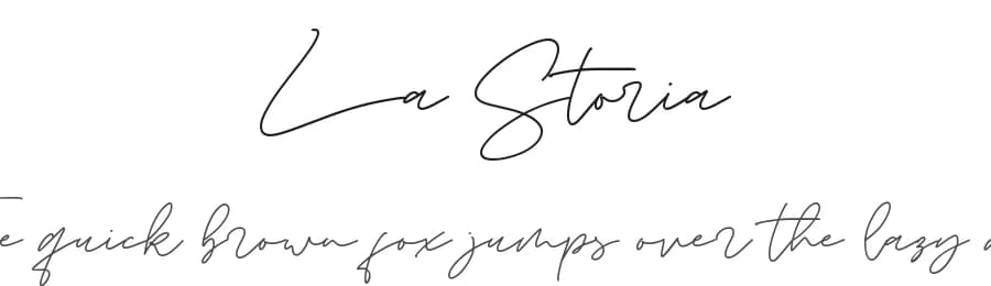 La Storia by Abo Daniel Studio — Script Handwritten Font
