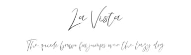La Vista by AminMario — Script Handwritten Font — thumbnail 1