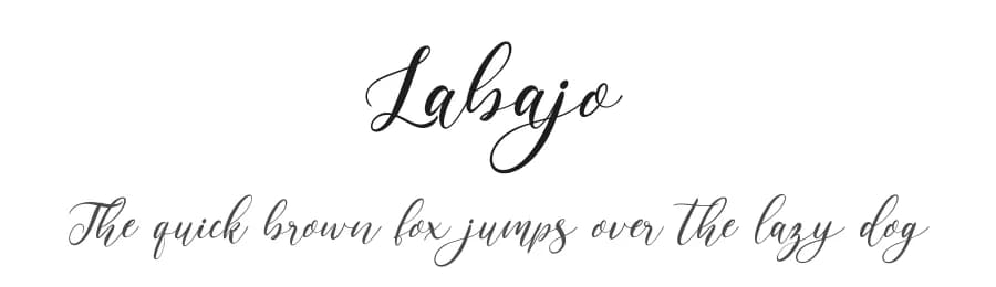 Labajo by HansCo — Script Handwritten Font