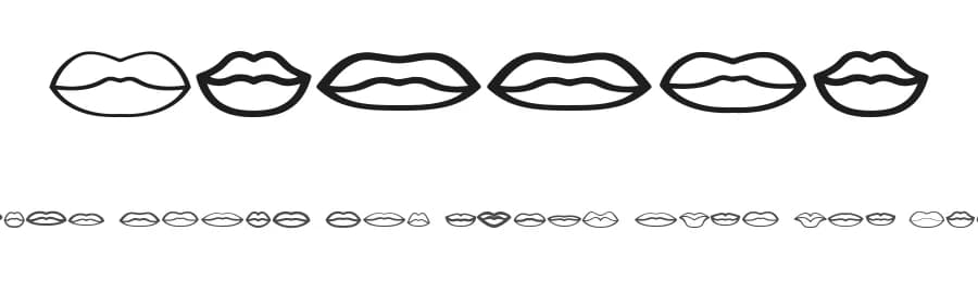 Labbra by Vladimir Nikolic — Dingbats Font