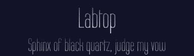 Labtop by Apostrophic Labs — Sans Serif Font — thumbnail 2