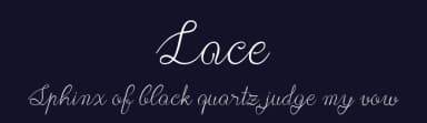 Lace by Matteo Marco Milazzo — Script Handwritten Font — thumbnail 2
