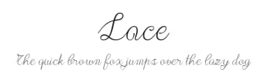 Lace by Matteo Marco Milazzo — Script Handwritten Font — thumbnail 1