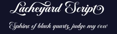 Lacheyard Script by Måns Grebäck — Script Handwritten Font — thumbnail 2