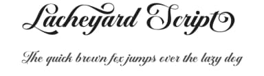 Lacheyard Script by Måns Grebäck — Script Handwritten Font — thumbnail 1