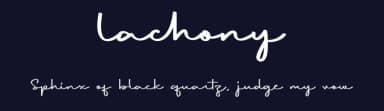 Lachony by Jadatype — Script Handwritten Font — thumbnail 2